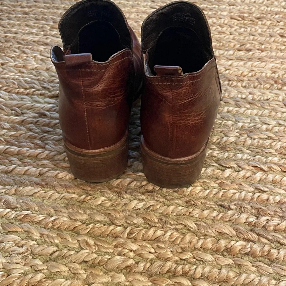 Matisse Brown Leather Ankle Boots